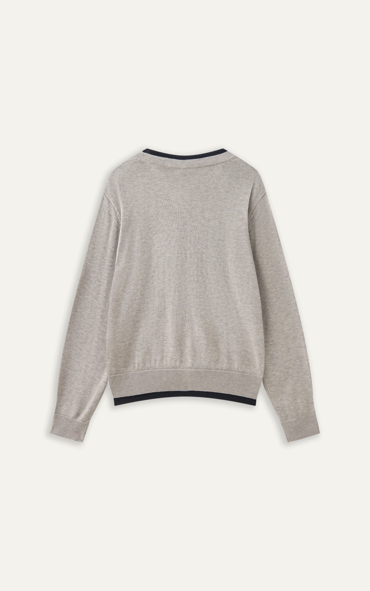 AG436 PREMIUM REGULAR FIT CARDIGAN - GREY