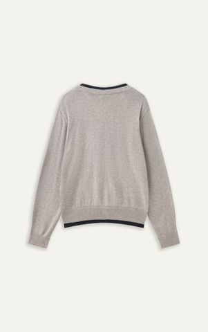 AG436 PREMIUM REGULAR FIT CARDIGAN - GREY