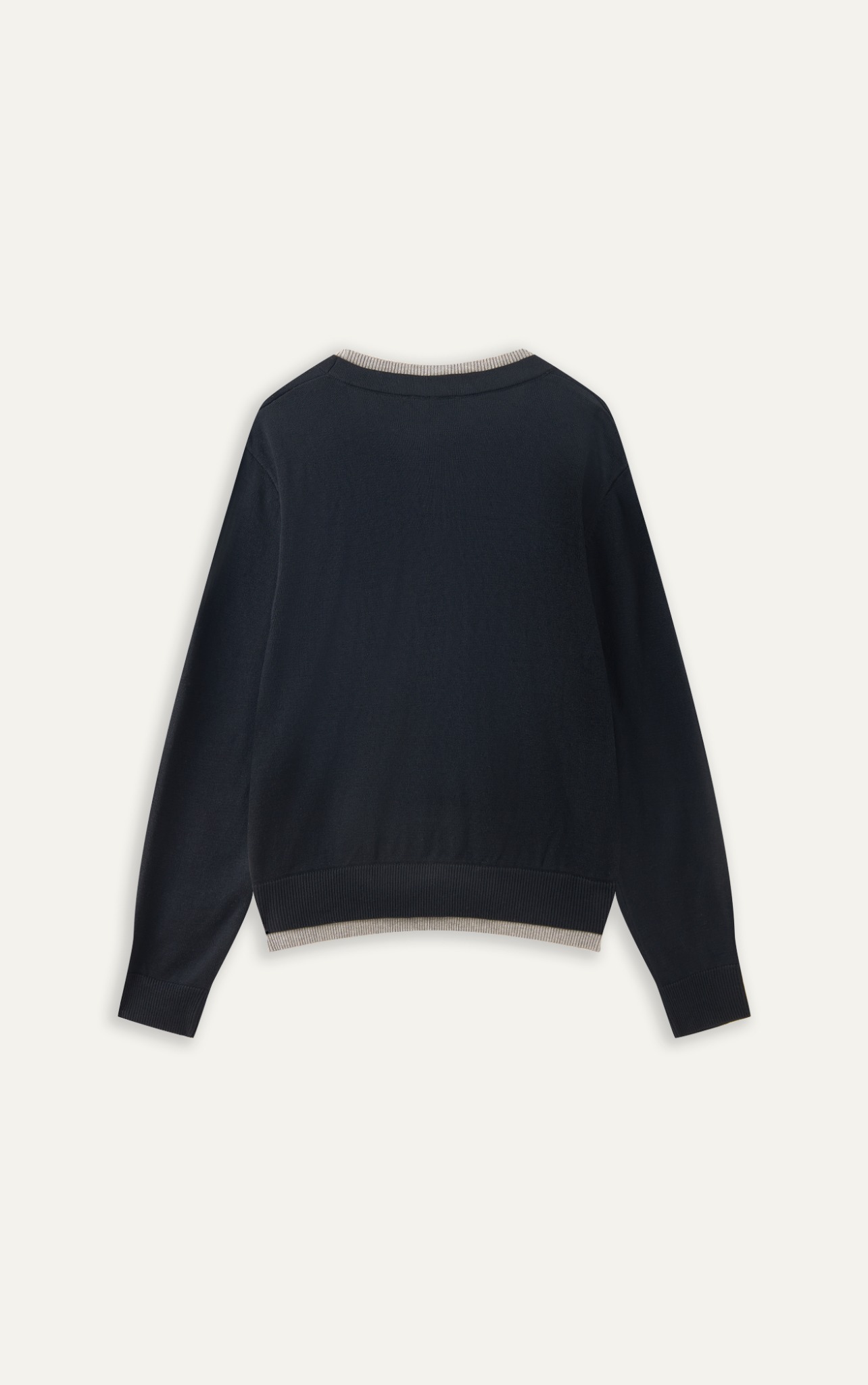 AG436 PREMIUM REGULAR FIT CARDIGAN - BLACK