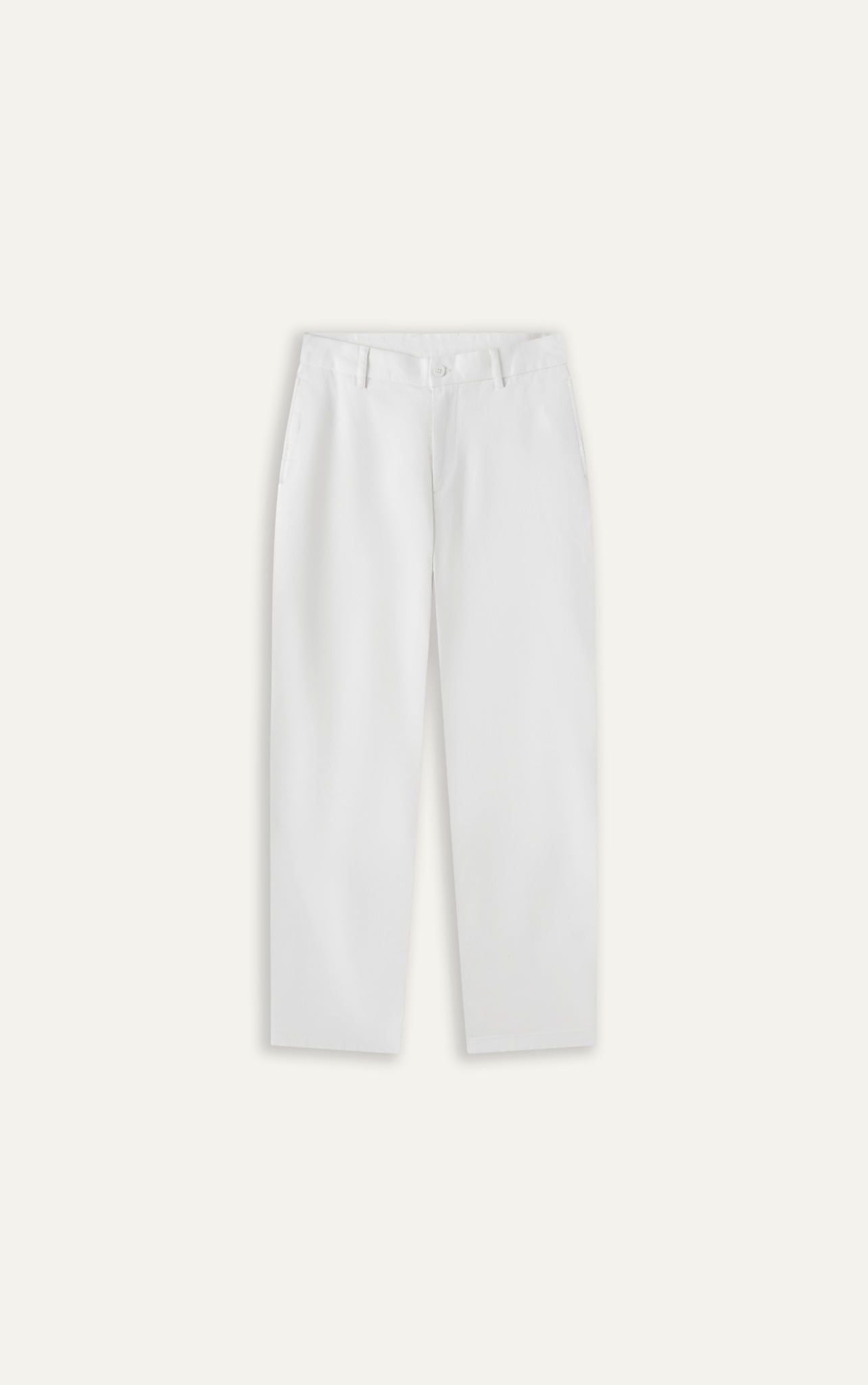  AG518 PREMIUM SLIMFIT KHAKI TROUSERS - WHITE 