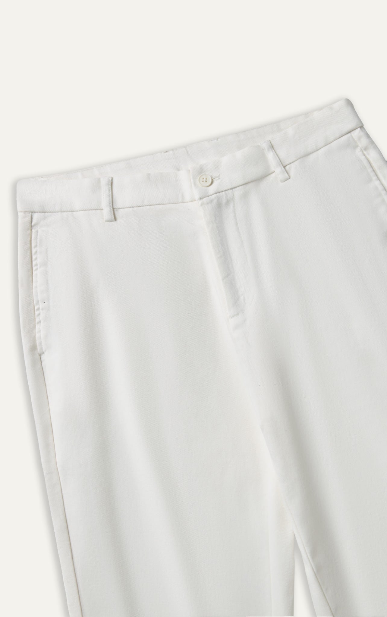 AG518 PREMIUM SLIMFIT KHAKI TROUSERS - WHITE