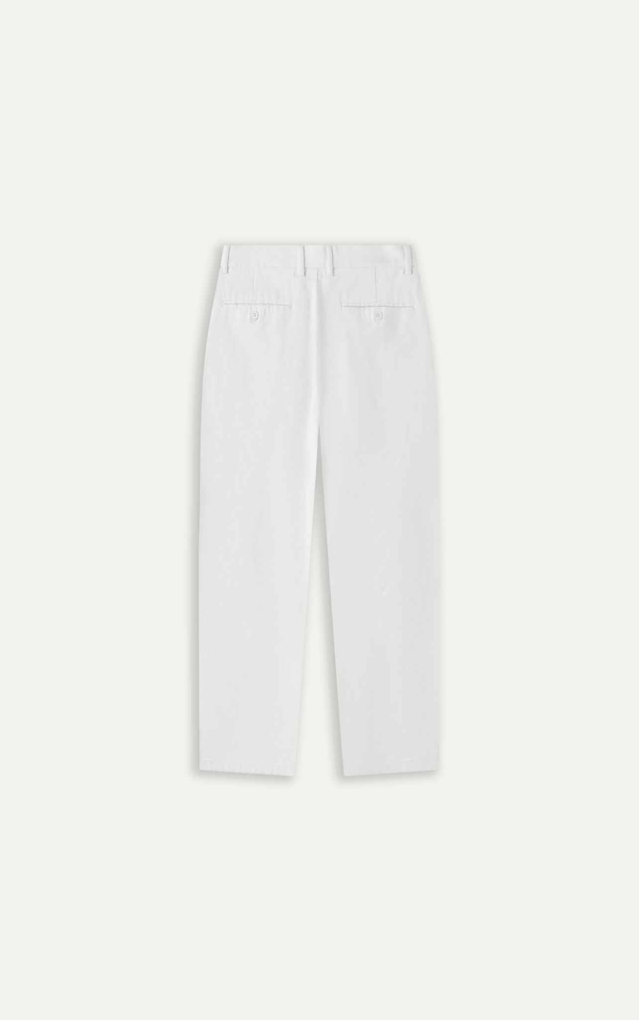 AG518 PREMIUM SLIMFIT KHAKI TROUSERS - WHITE