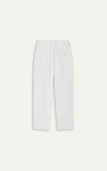  AG518 PREMIUM SLIMFIT KHAKI TROUSERS - WHITE 