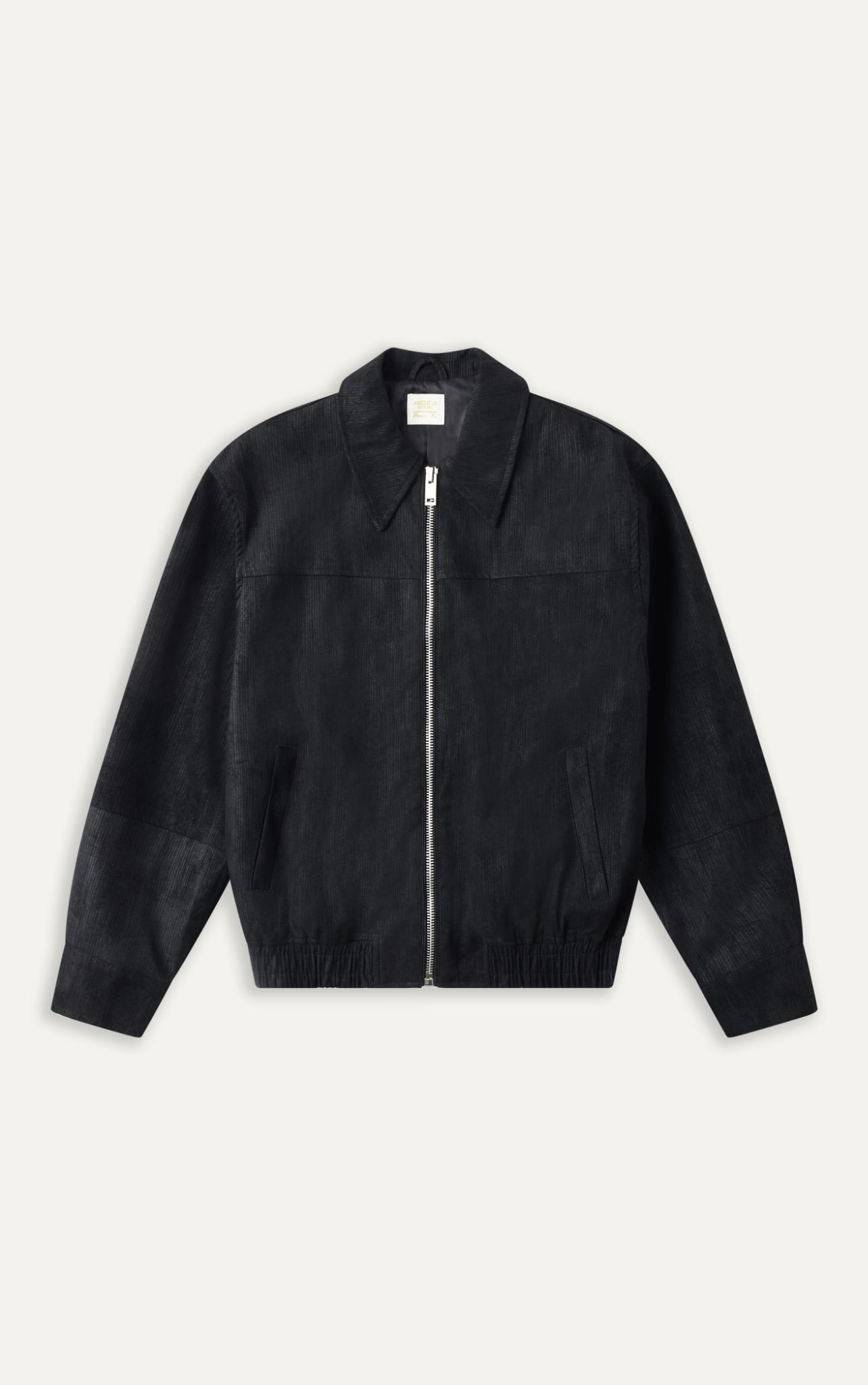 AG264 PREMIUM LEATHER JACKET - BLACK