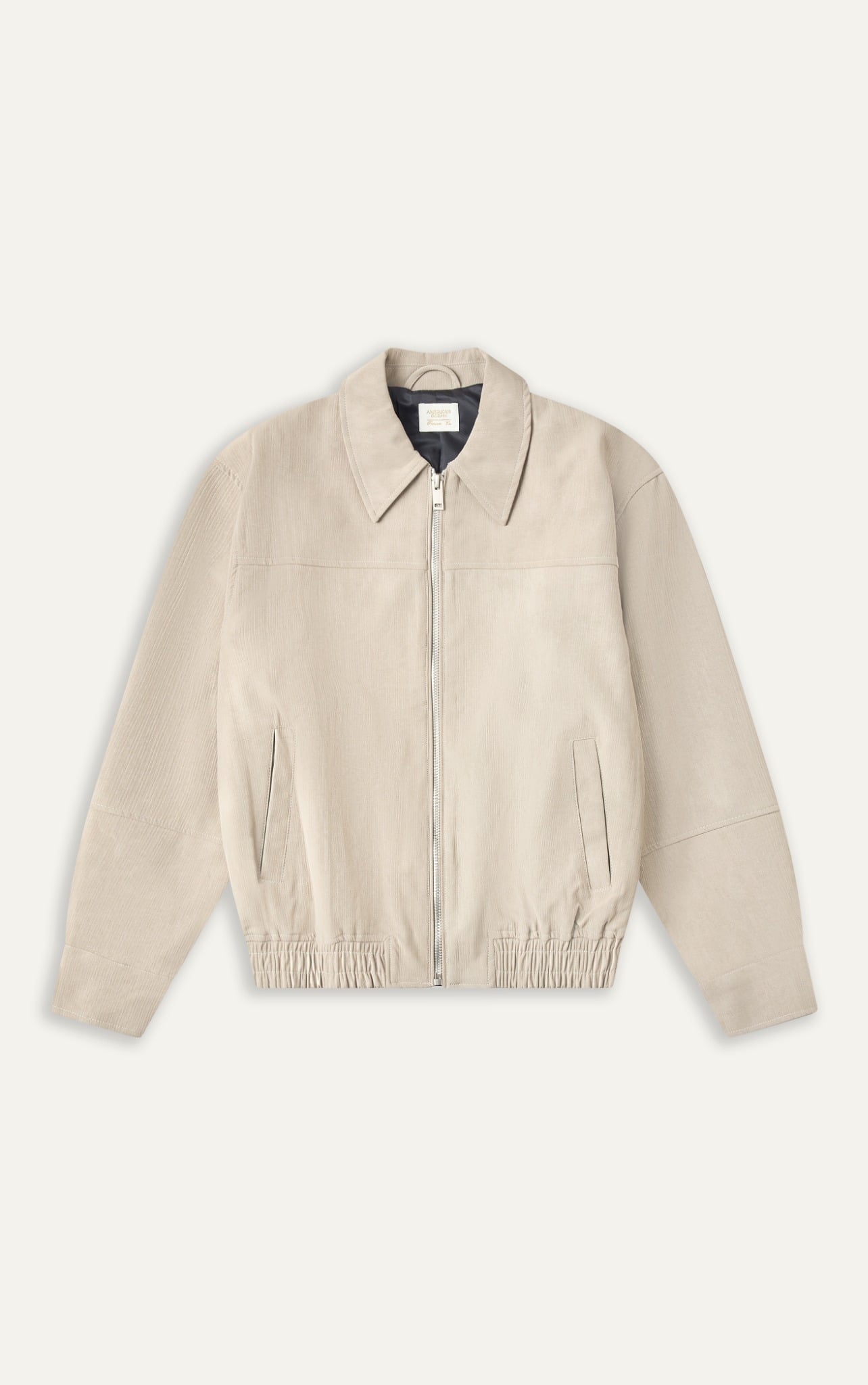 AG264 PREMIUM LEATHER JACKET - OFF WHITE