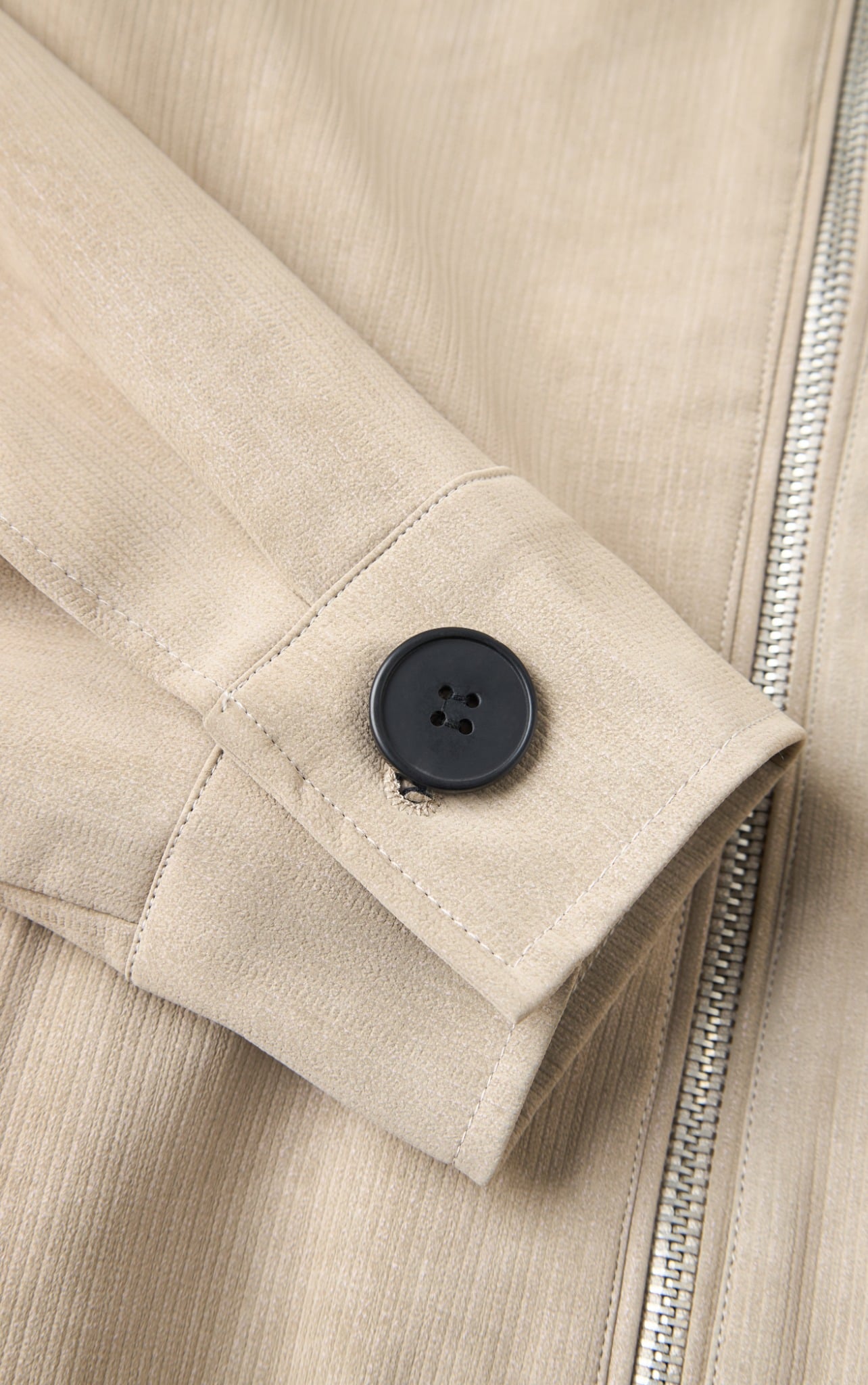 AG264 PREMIUM LEATHER JACKET - OFF WHITE