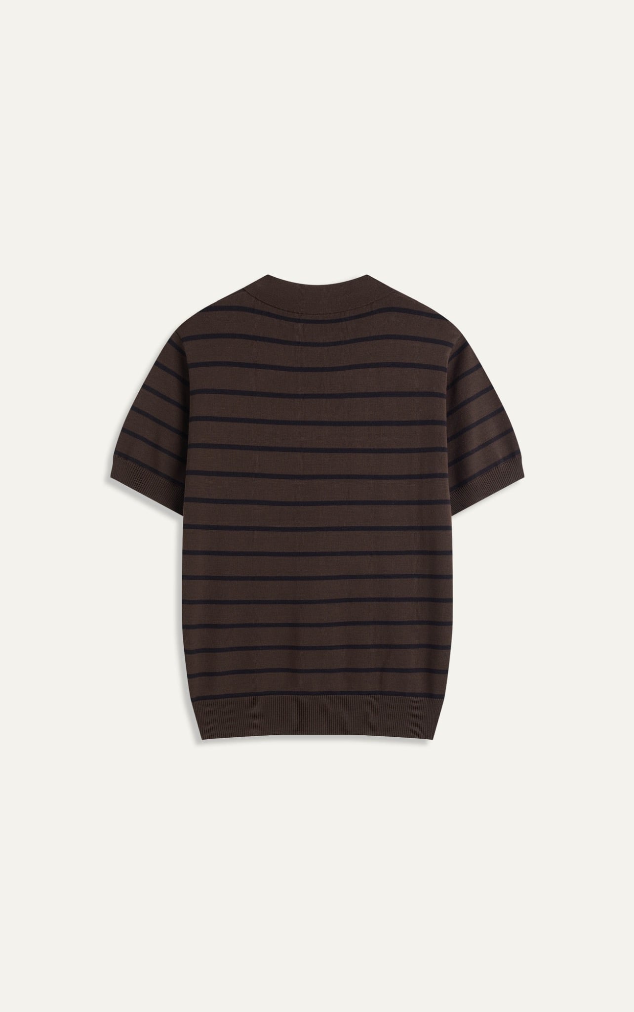 AG558 PREMIUM REGULAR FIT KNIT POLO - BROWN