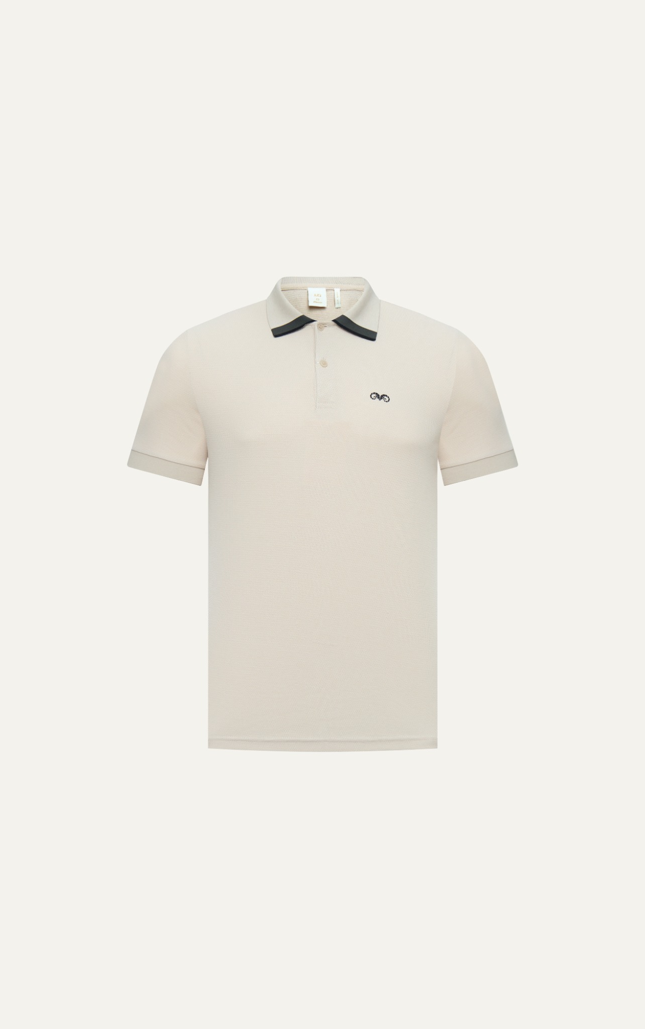 AG96 PREMIUM SLIMFIT POLO - BEIGE