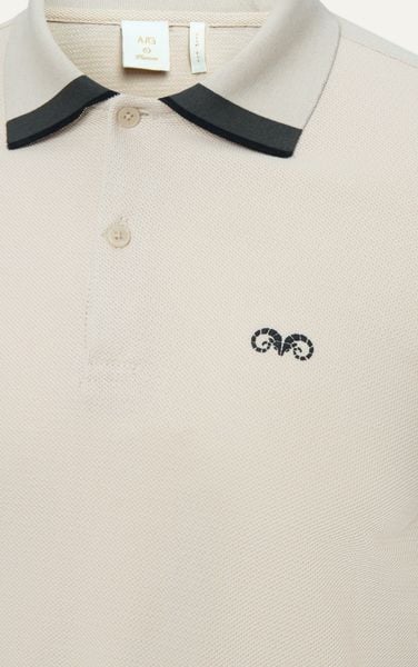  AG96 PREMIUM SLIMFIT POLO - BEIGE 