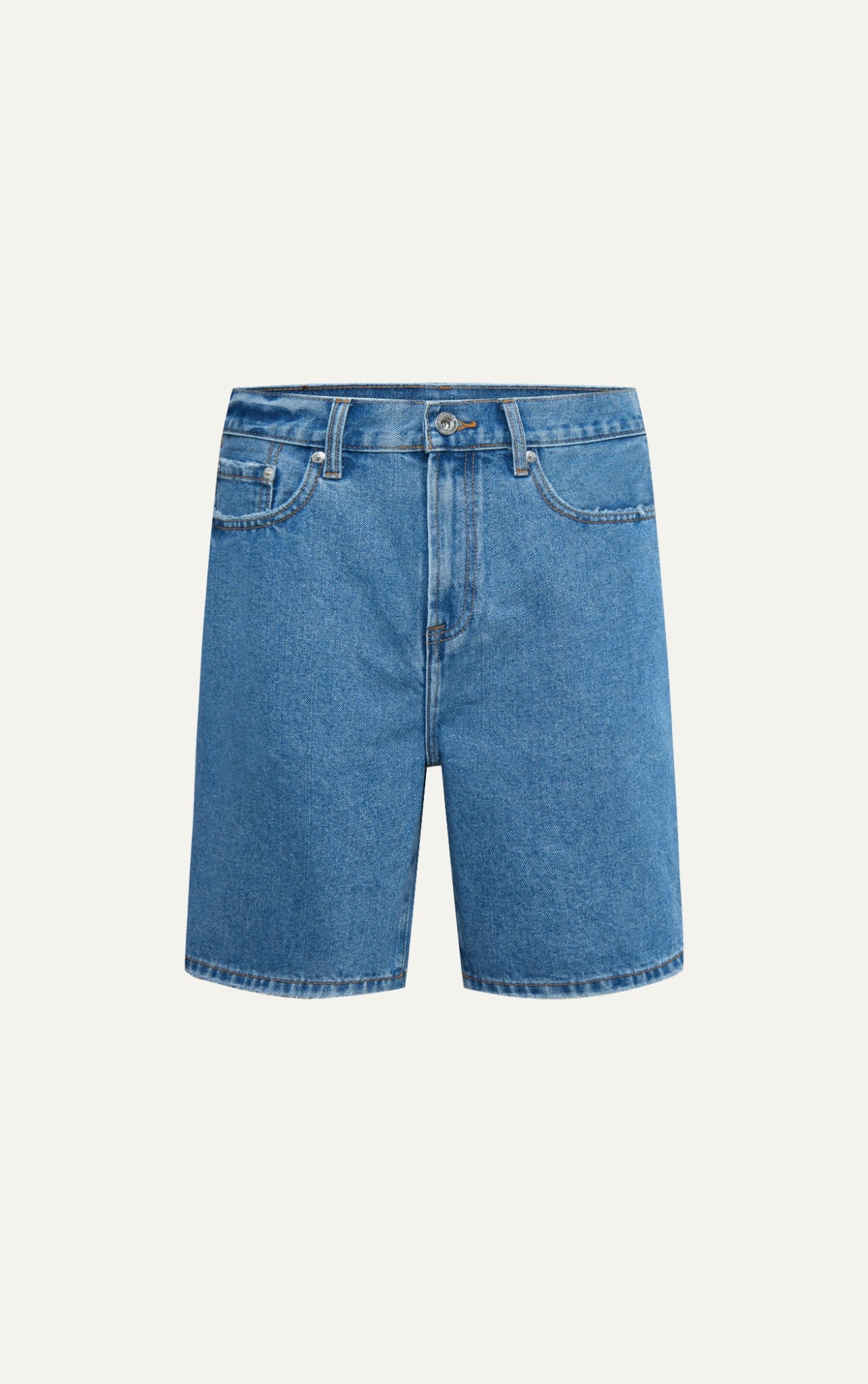 X1 FACTORY LOOSEFIT JEANS SHORT - DARK BLUE