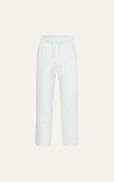  715 A/G LINEN BASIC PANT REGULAR FIT - WHITE