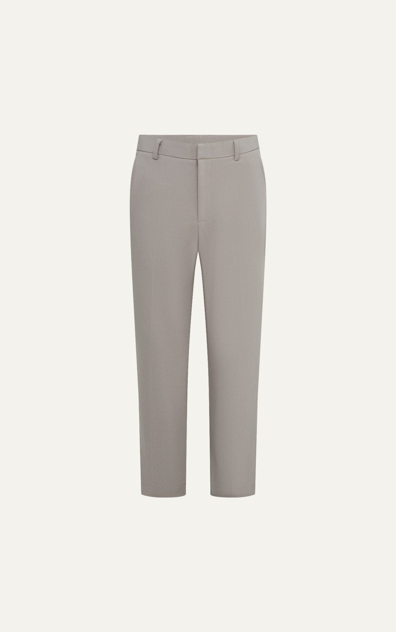  AGHT14 PREMIUM REGULAR FIT TROUSERS - BROWN 