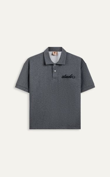  TT05 STUDIO LOOSE FIT POLO A/G LOGO - GREY