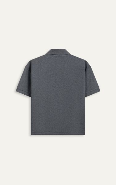  TT05 STUDIO LOOSE FIT POLO A/G LOGO - GREY 