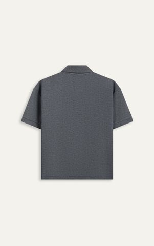 TT05 STUDIO LOOSE FIT POLO A/G LOGO - GREY