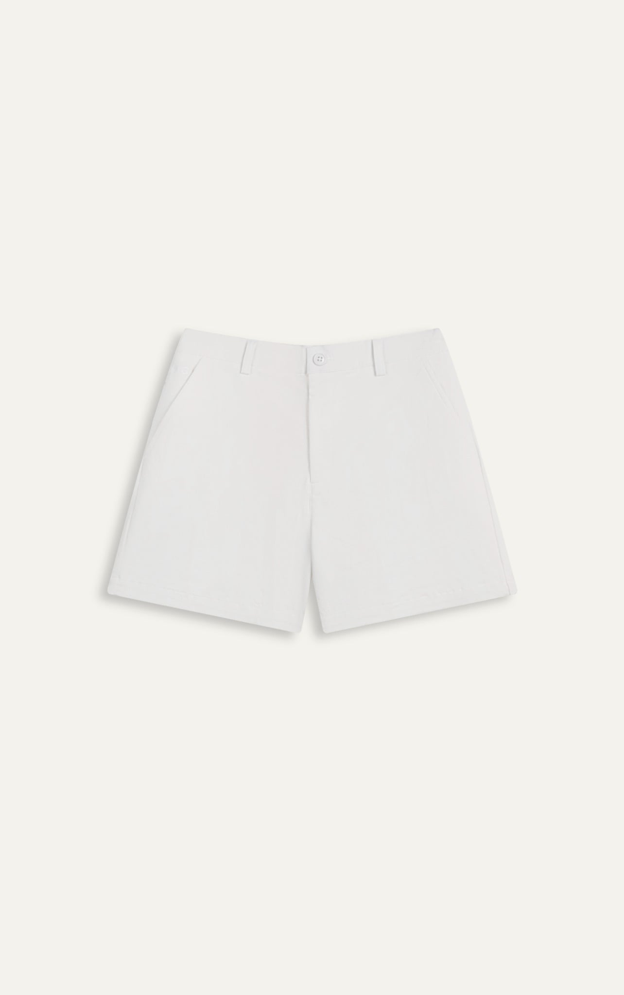TT08 SIGNATURE REGULAR FIT KHAKI SHORTS- WHITE
