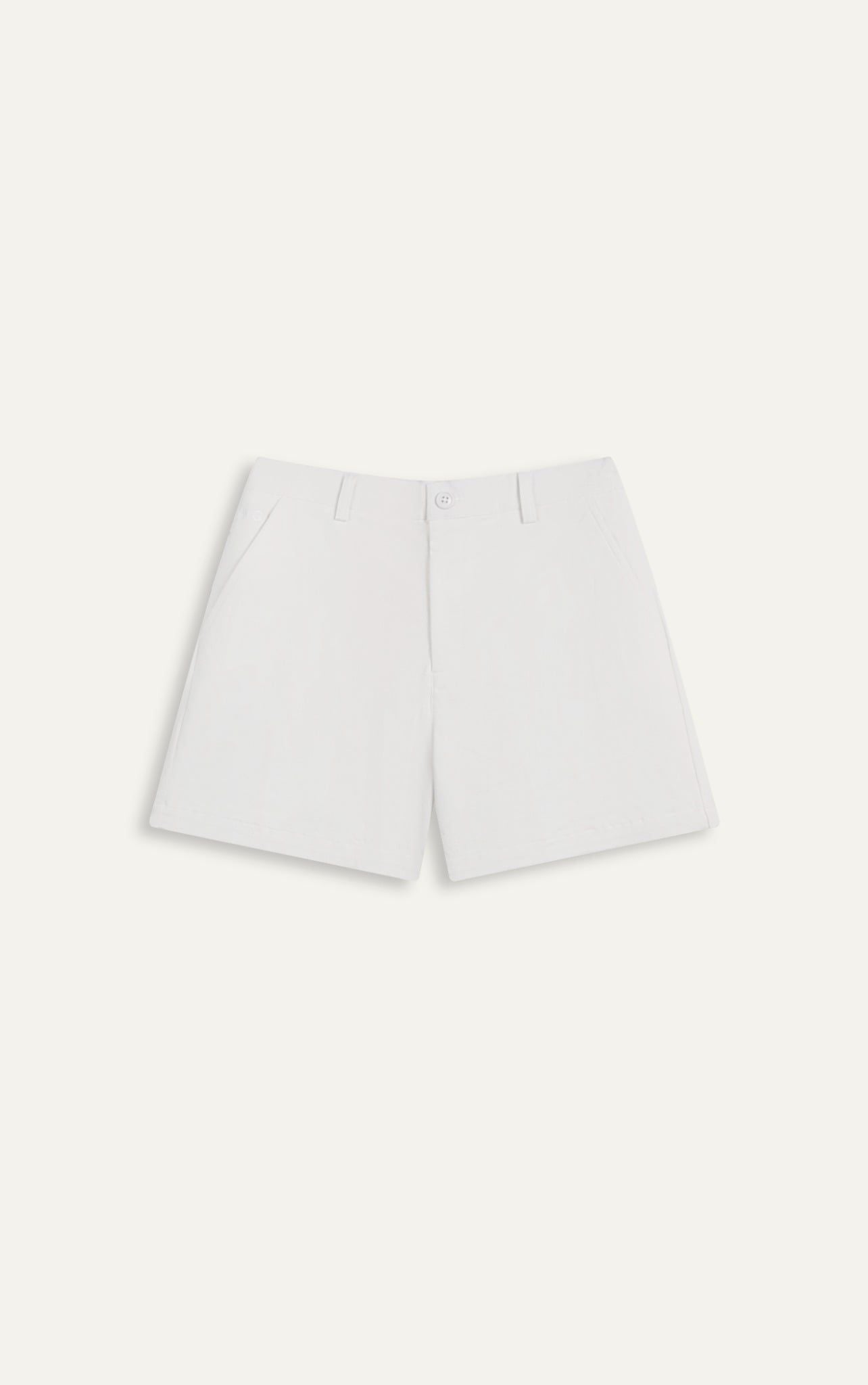  TT08 SIGNATURE REGULAR FIT KHAKI SHORTS- WHITE 