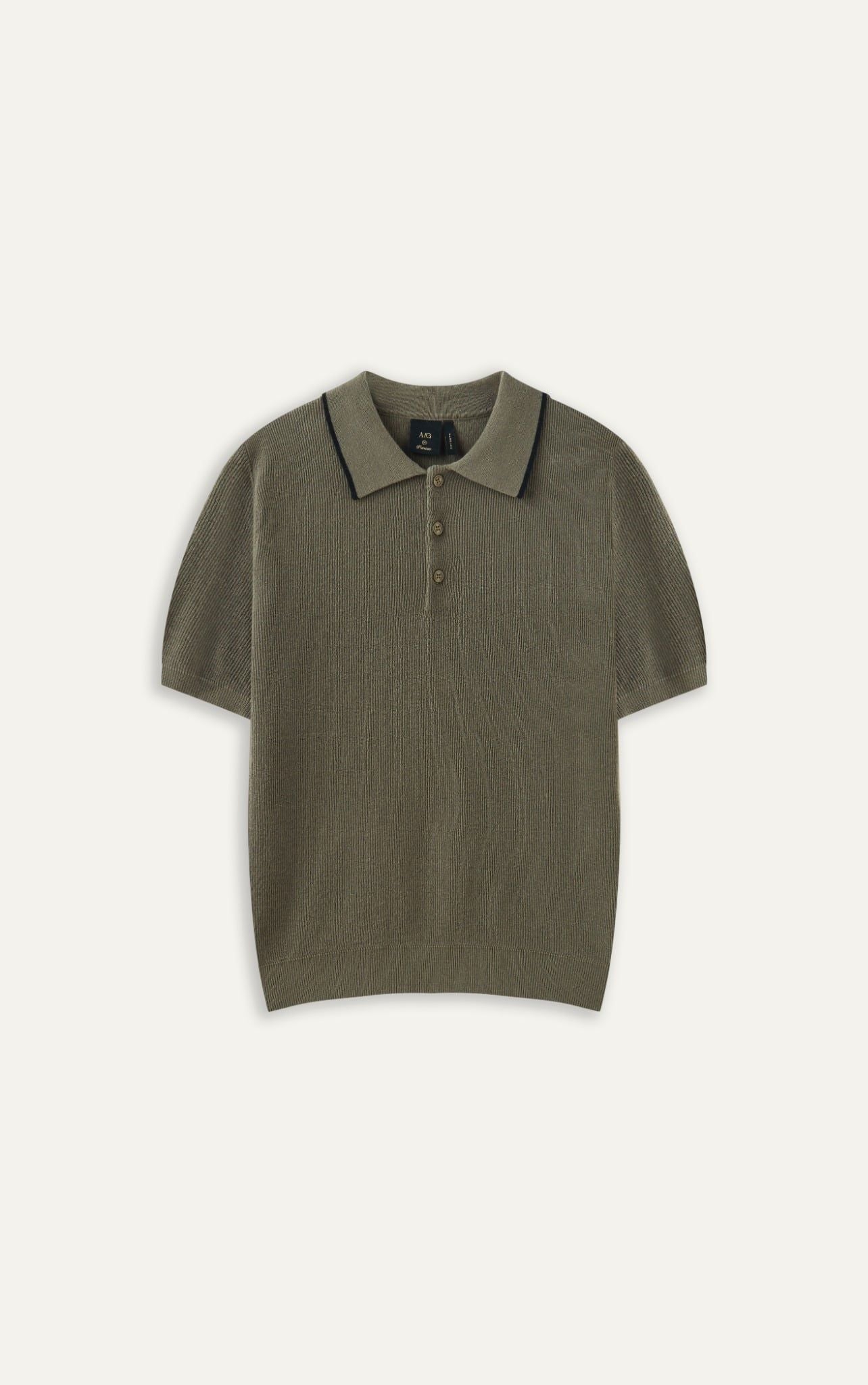  AG455 PREMIUM REGULAR FIT KNIT POLO - GREEN 