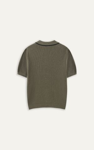 AG455 PREMIUM REGULAR FIT KNIT POLO - GREEN