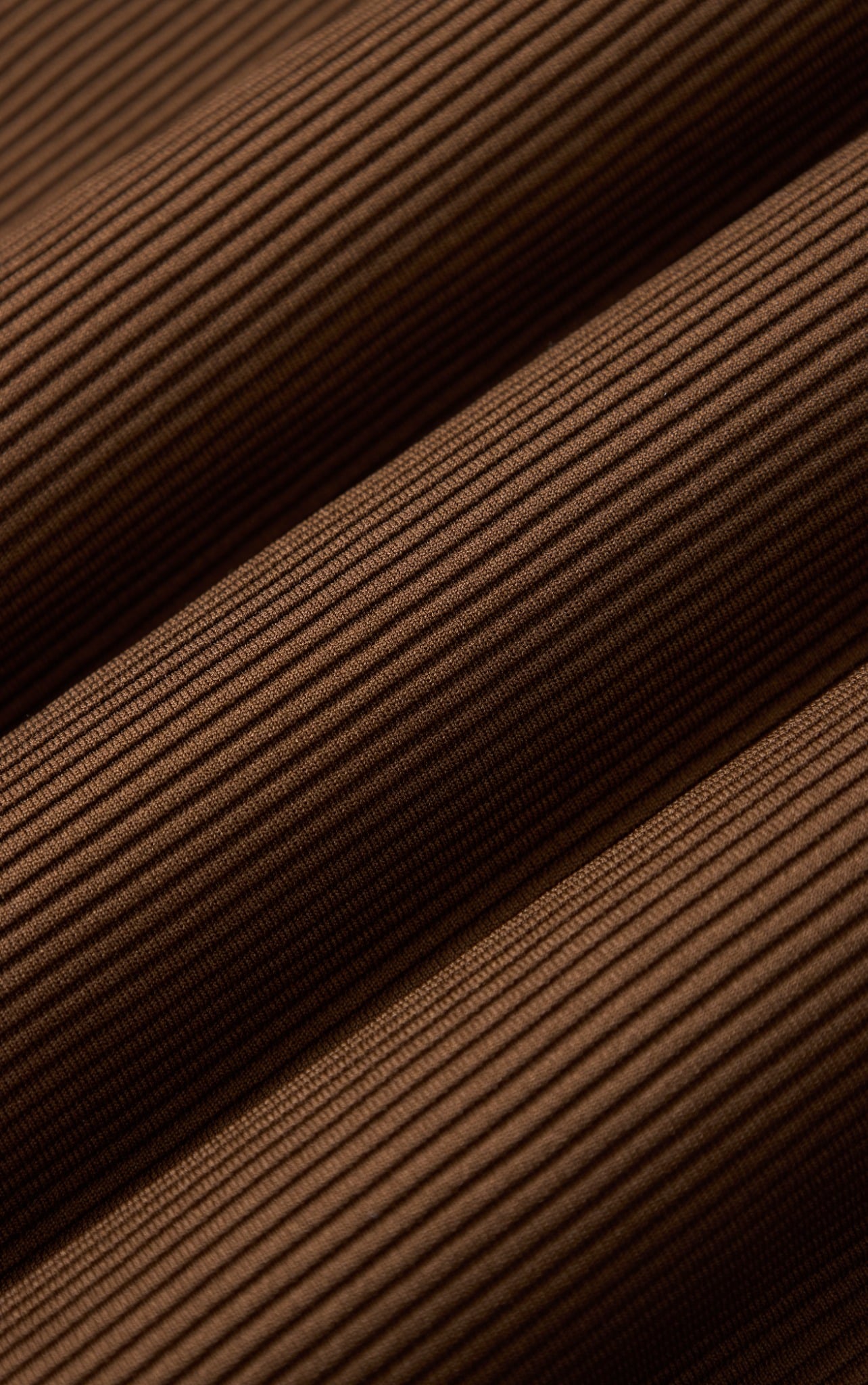 AG9003 FACTORY SLIMFIT POLO MIX NECK DETAIL - BROWN