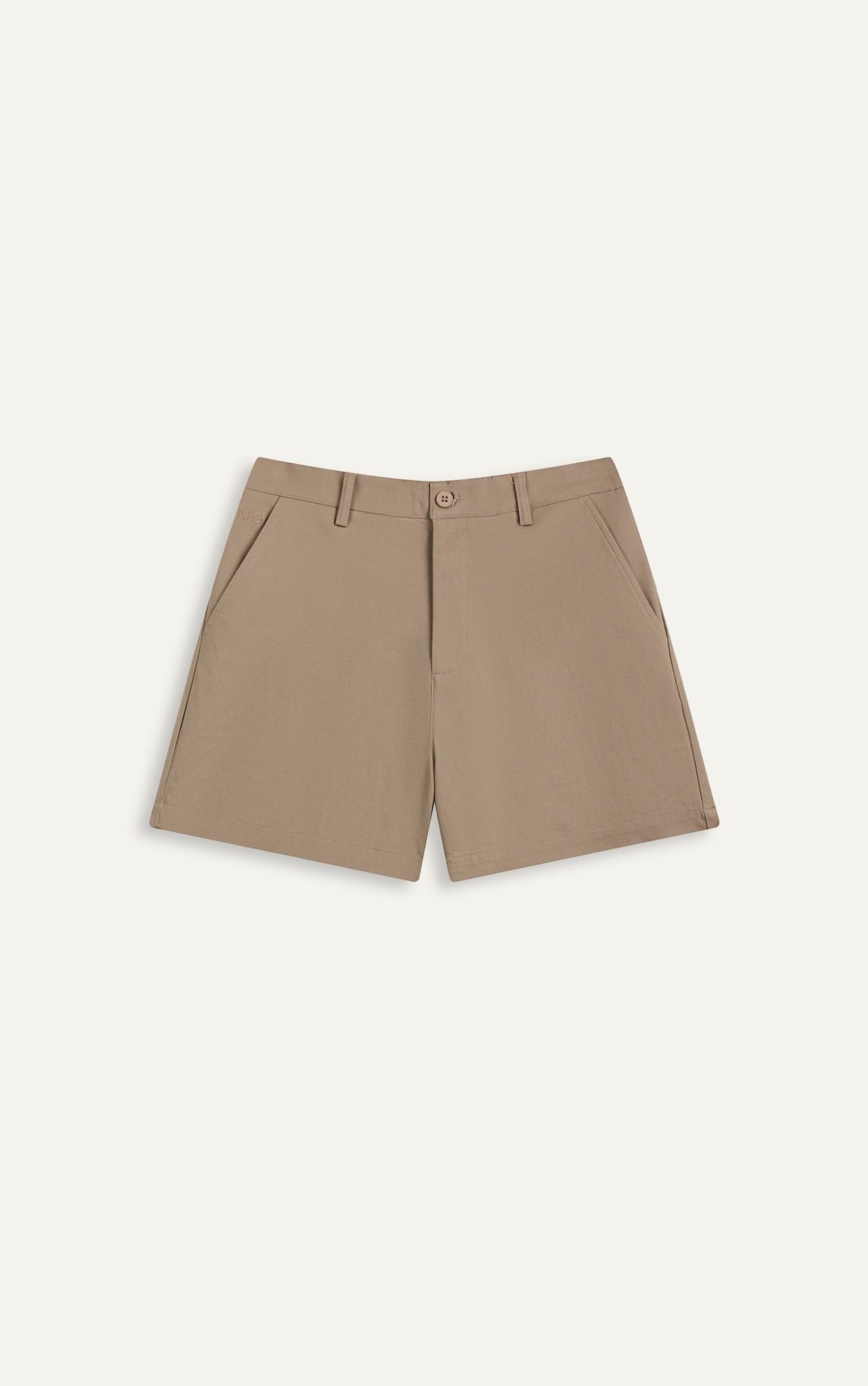  TT08 SIGNATURE REGULAR FIT KHAKIS SHORTS- BEIGE 