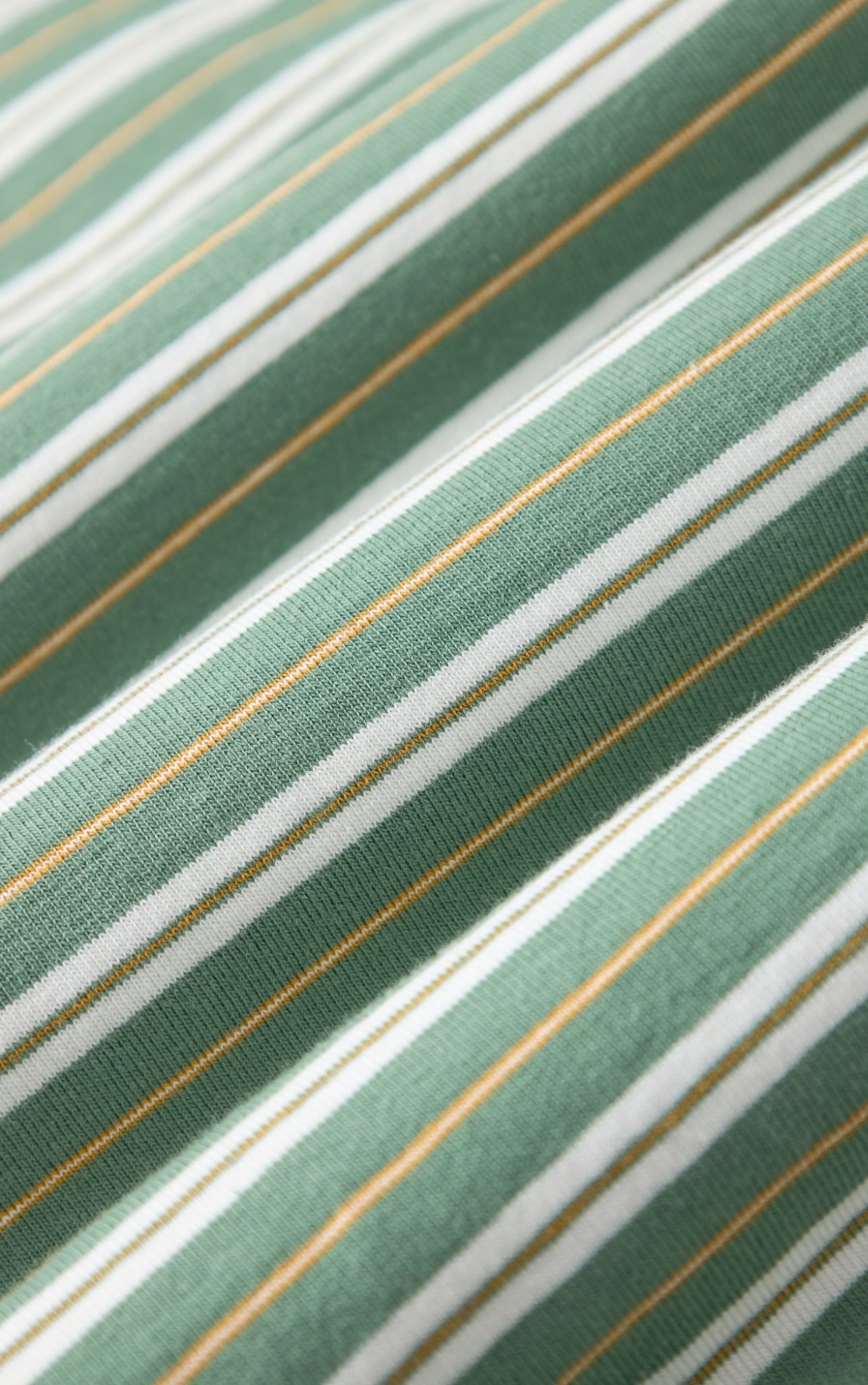 AGTT21 STUDIO DAILY STRIPE POLO - GREEN