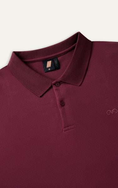 R003 STUDIO LOOSE FIT POLO A/G LOGO - RED 