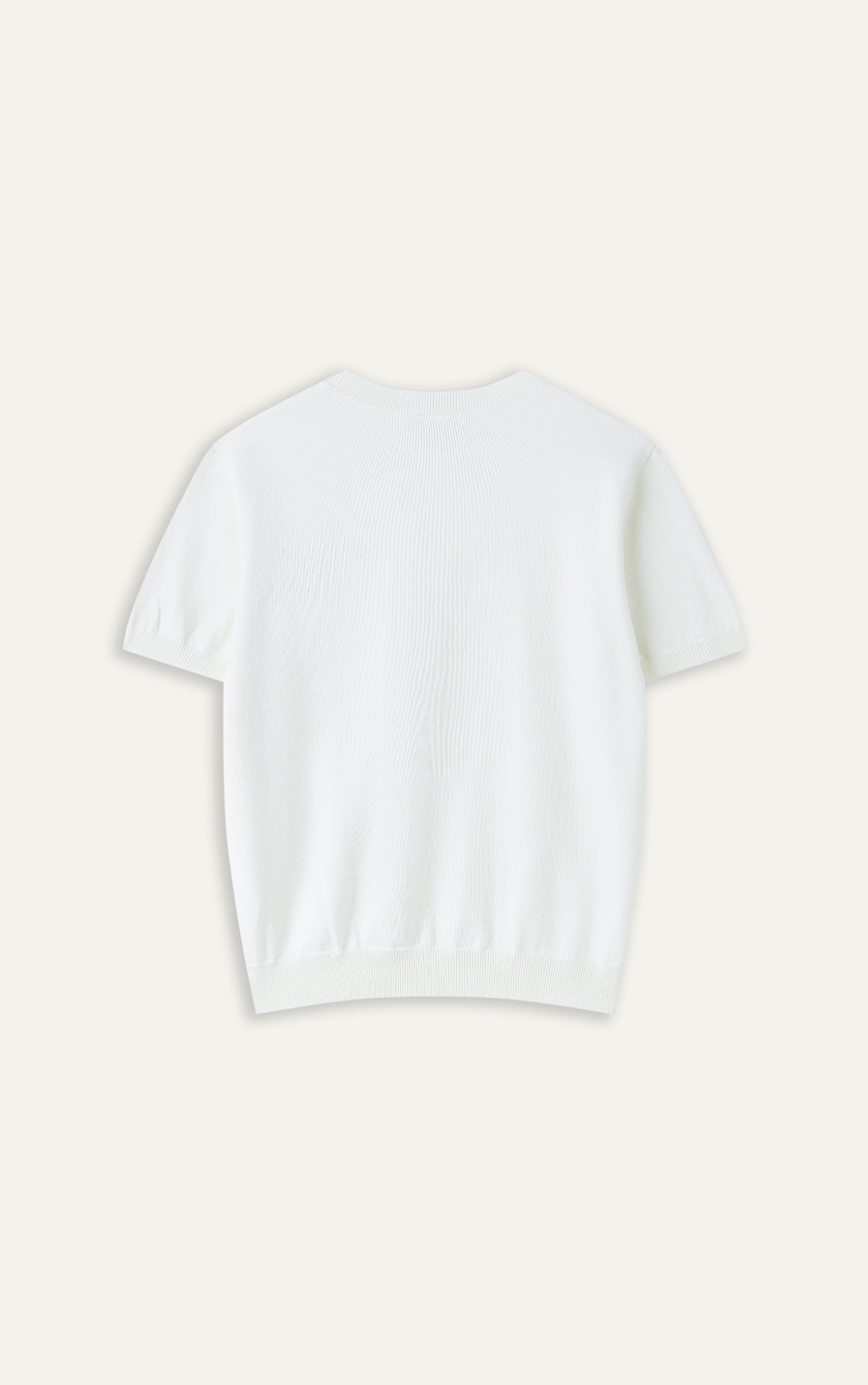 AG432 PREMIUM REGULAR FIT KNIT SHIRT - WHITE