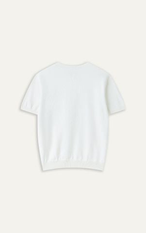 AG432 PREMIUM REGULAR FIT KNIT SHIRT - WHITE