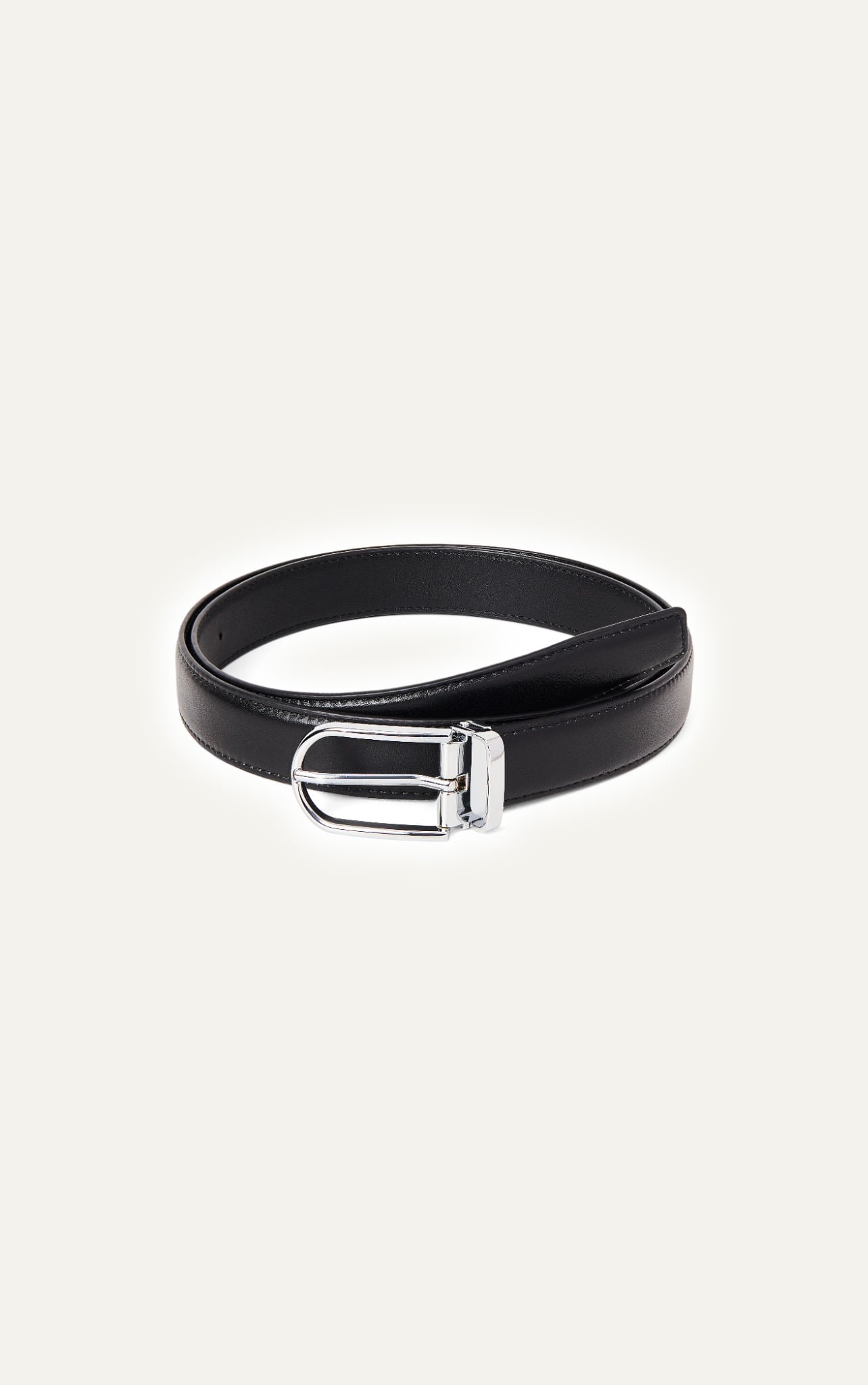 AG LEATHER BELT BROWN - OVAL HEAD