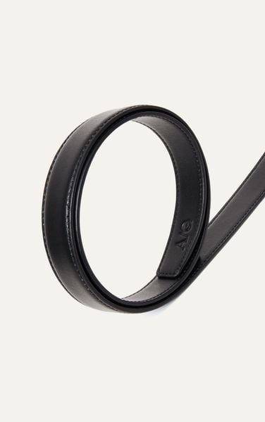  AG LEATHER BELT BROWN - OVAL HEAD 