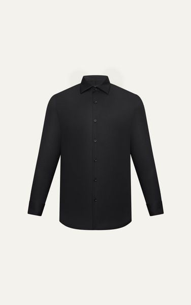  AG009 PREMIUM SLIMFIT SHIRT - BLACK
