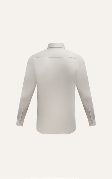  AG007 PREMIUM SLIMFIT TEXTURE SHIRT - BROWN 