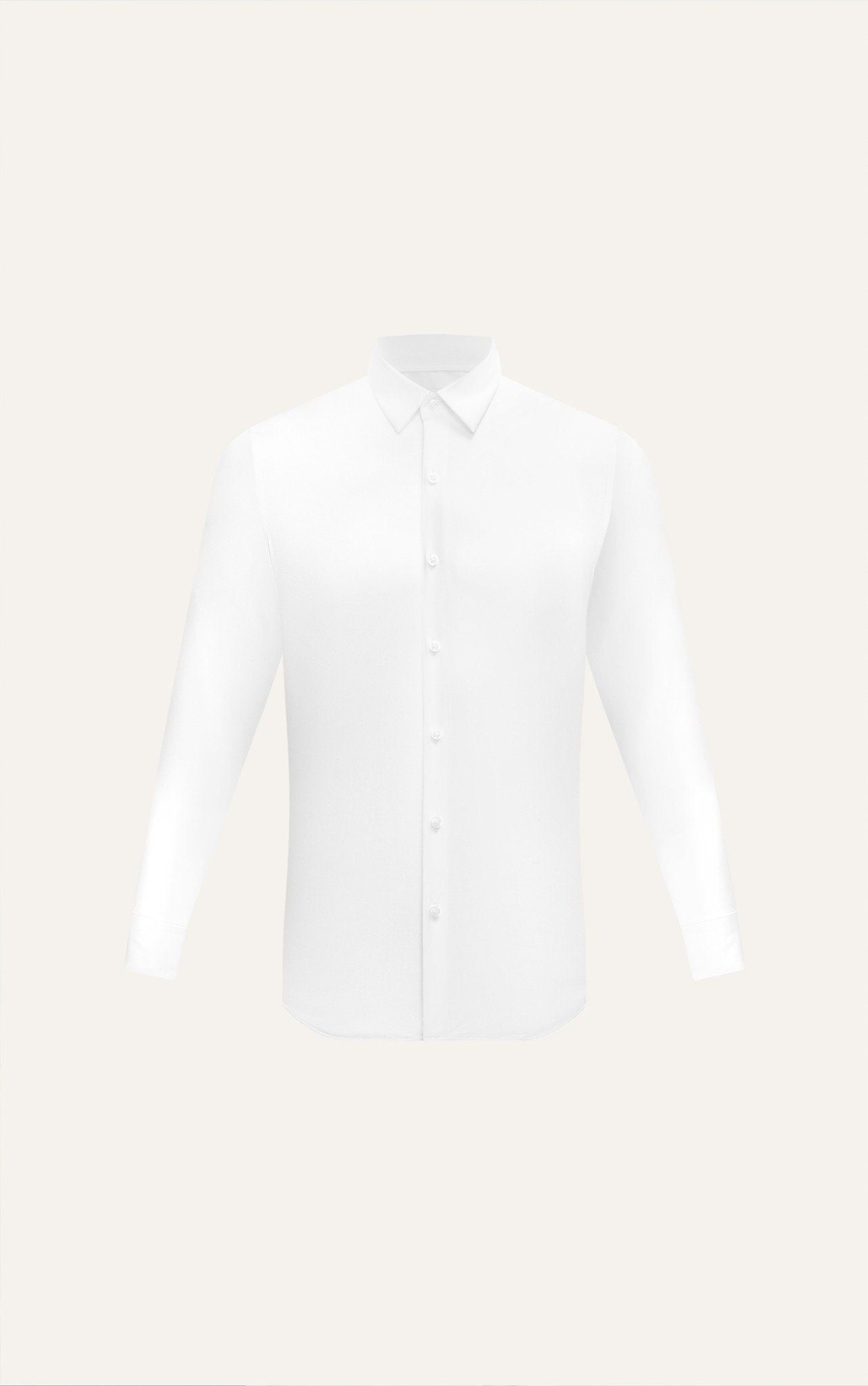  AG007 PREMIUM SLIMFIT TEXTURE SHIRT - WHITE 