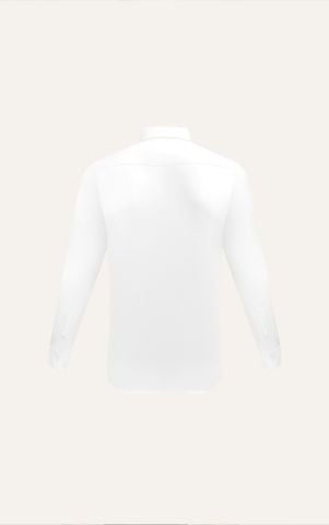 AG007 PREMIUM SLIMFIT TEXTURE SHIRT - WHITE