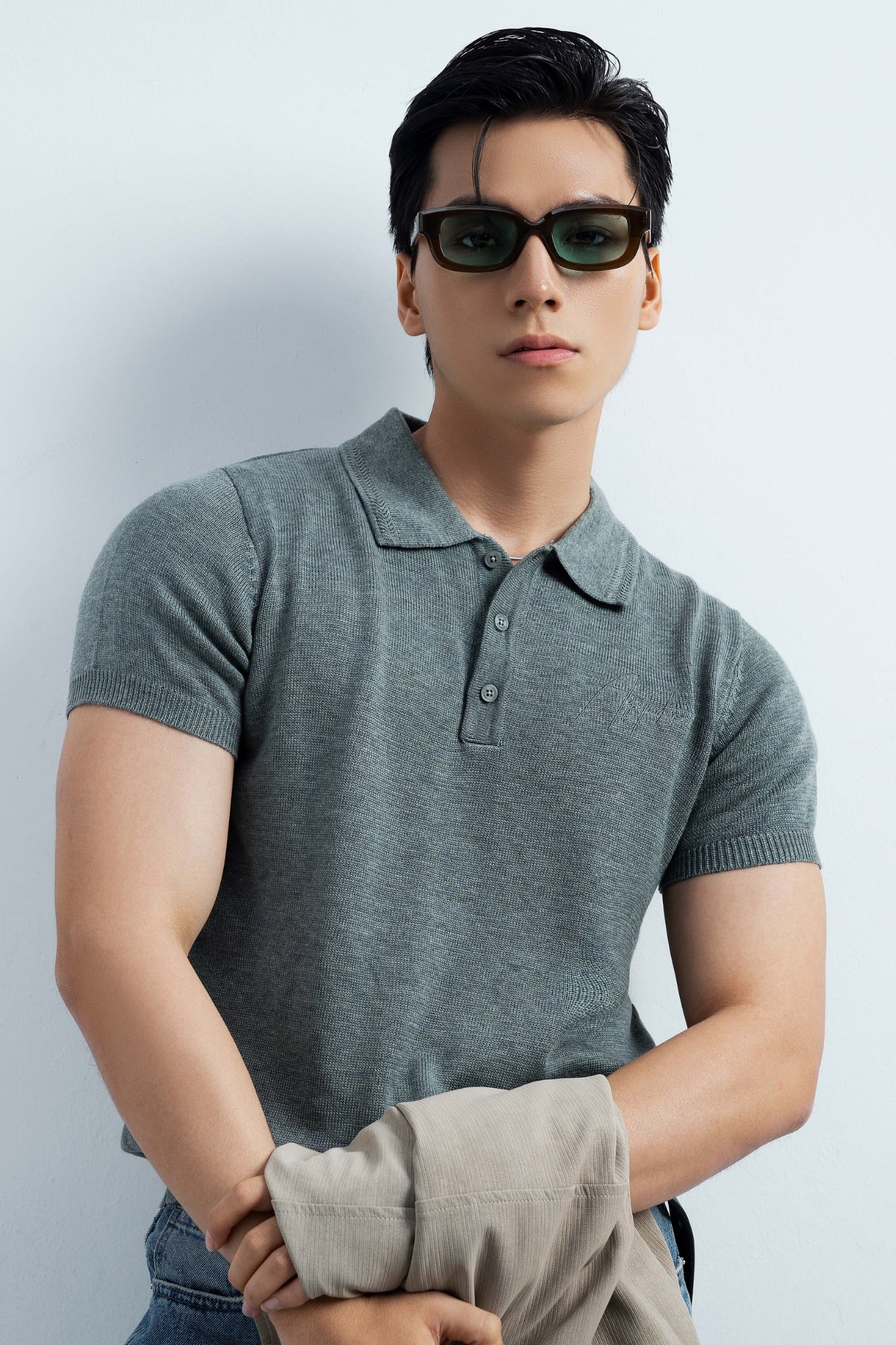 N456 CLASSIQUE KNIT POLO - GREEN