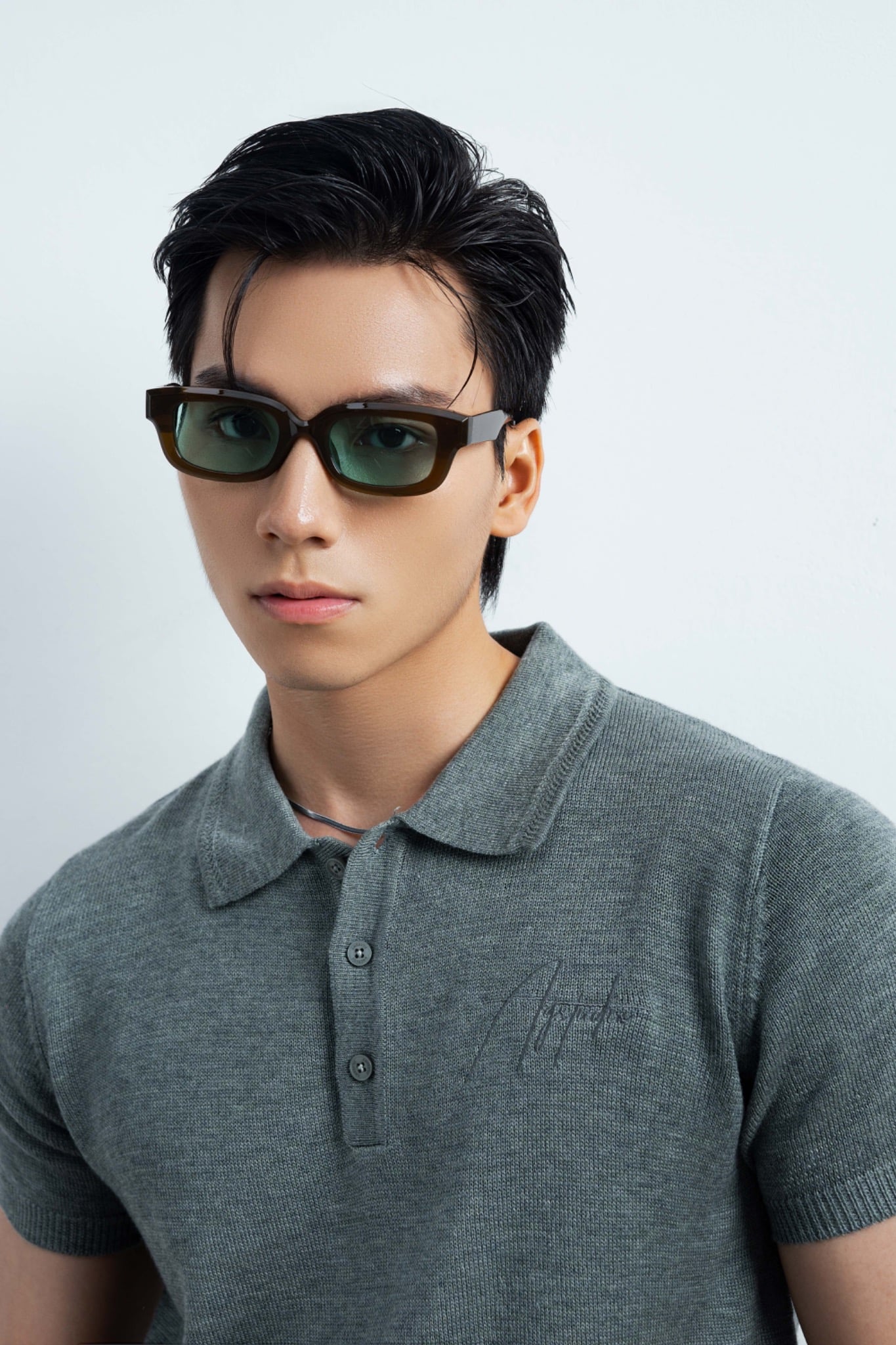 N456 CLASSIQUE KNIT POLO - GREEN