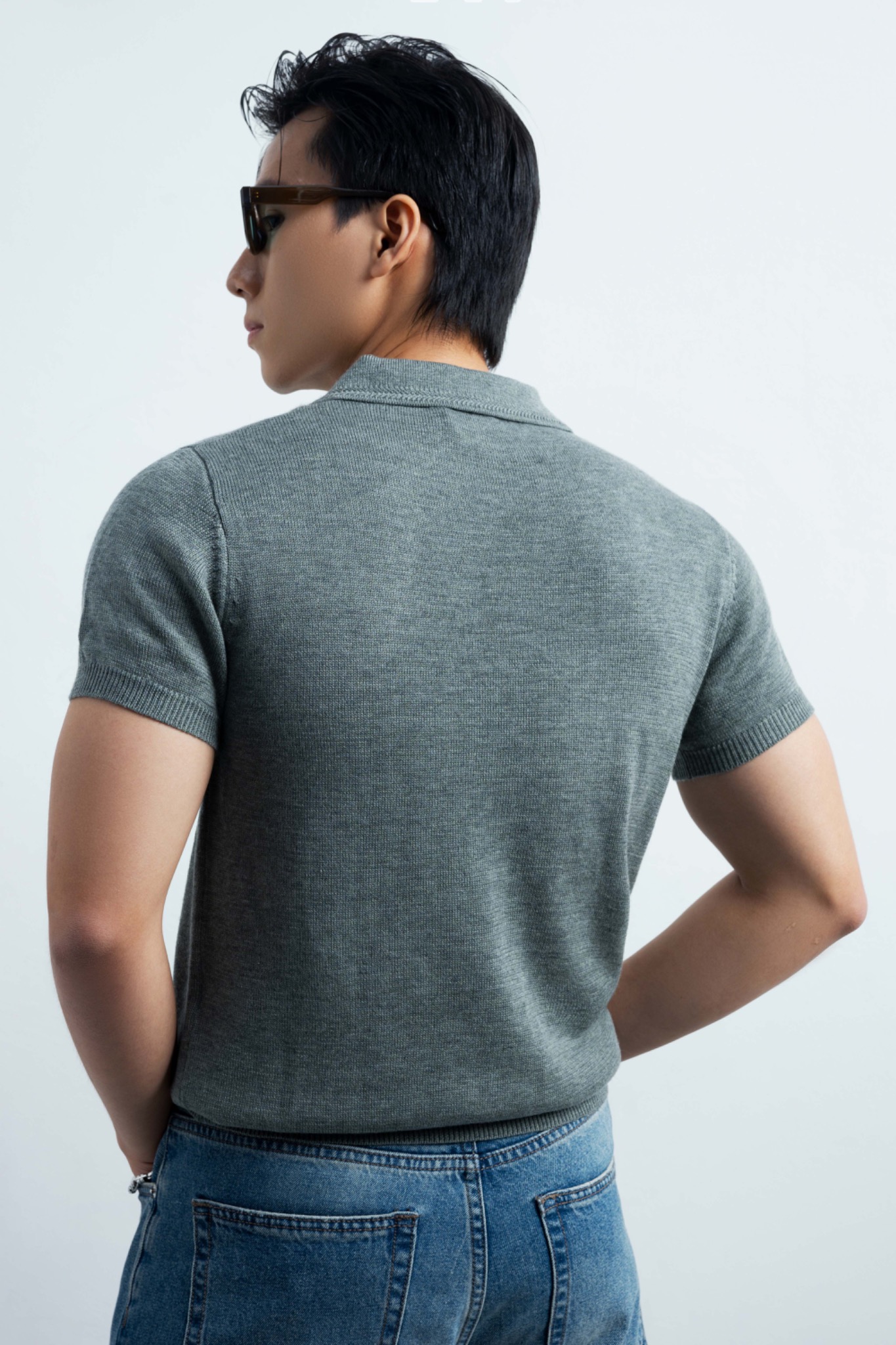 N456 CLASSIQUE KNIT POLO - GREEN