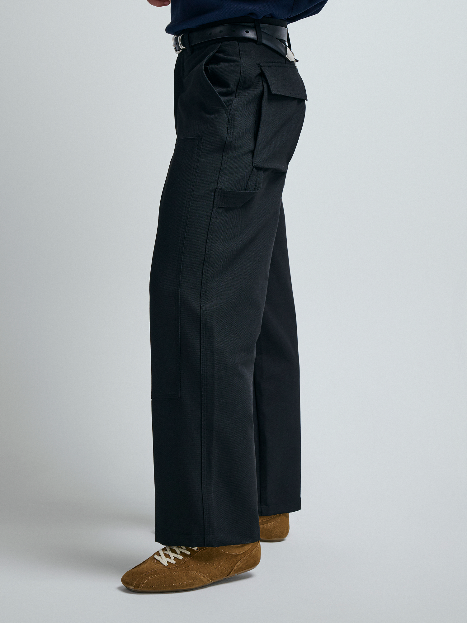 AGTT03 PREMIUM REGULAR FIT TROUSERS - BLACK