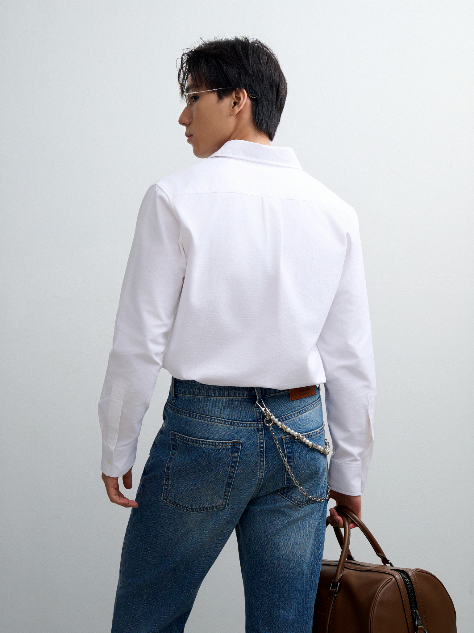 TT02 FACTORY OXFORD LOOSEFIT - WHITE