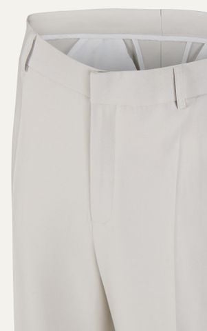 AGHT14 PREMIUM REGULAR FIT TROUSERS - OFF WHITE