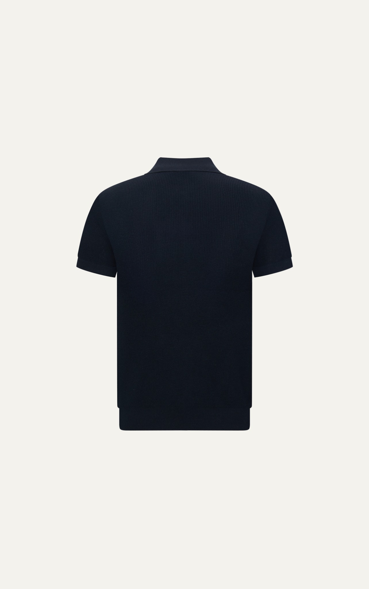 AG767 PREMIUM REGULAR FIT KNIT POLO - BLACK