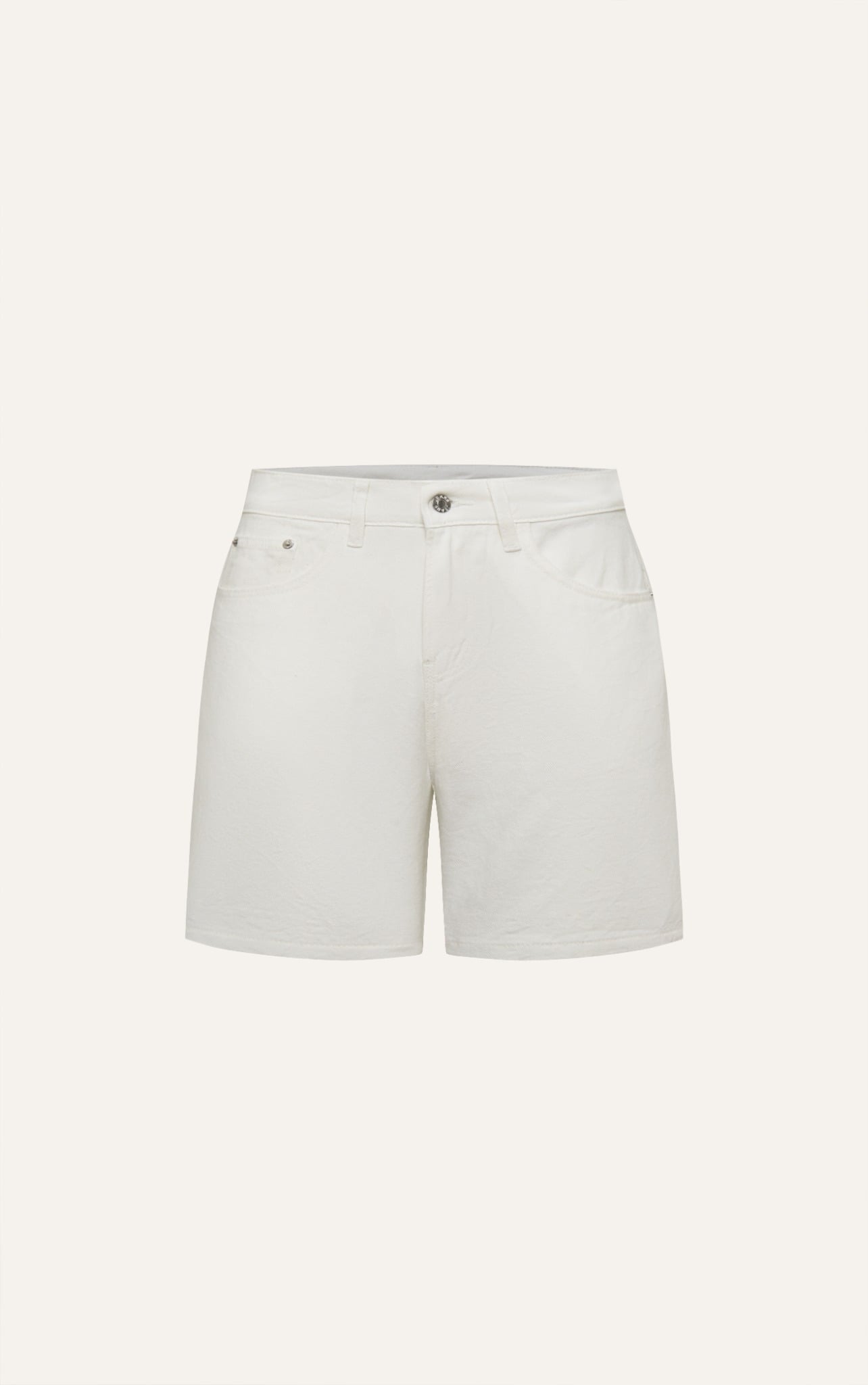 TA51 FACTORY LOOSE FIT SHORT JEANS - WHITE