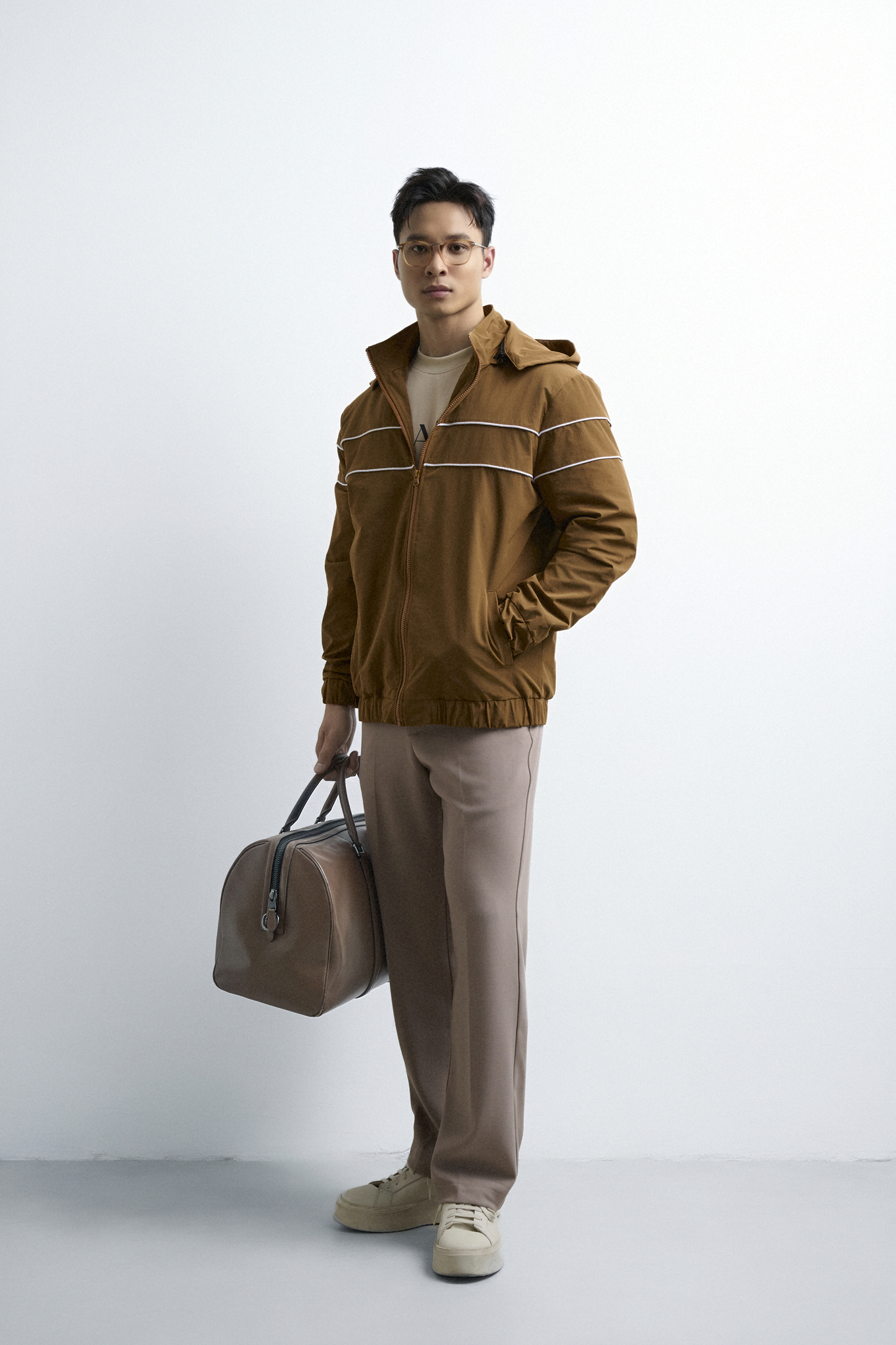 TL13 REGULAR BASIC JACKET - BROWN