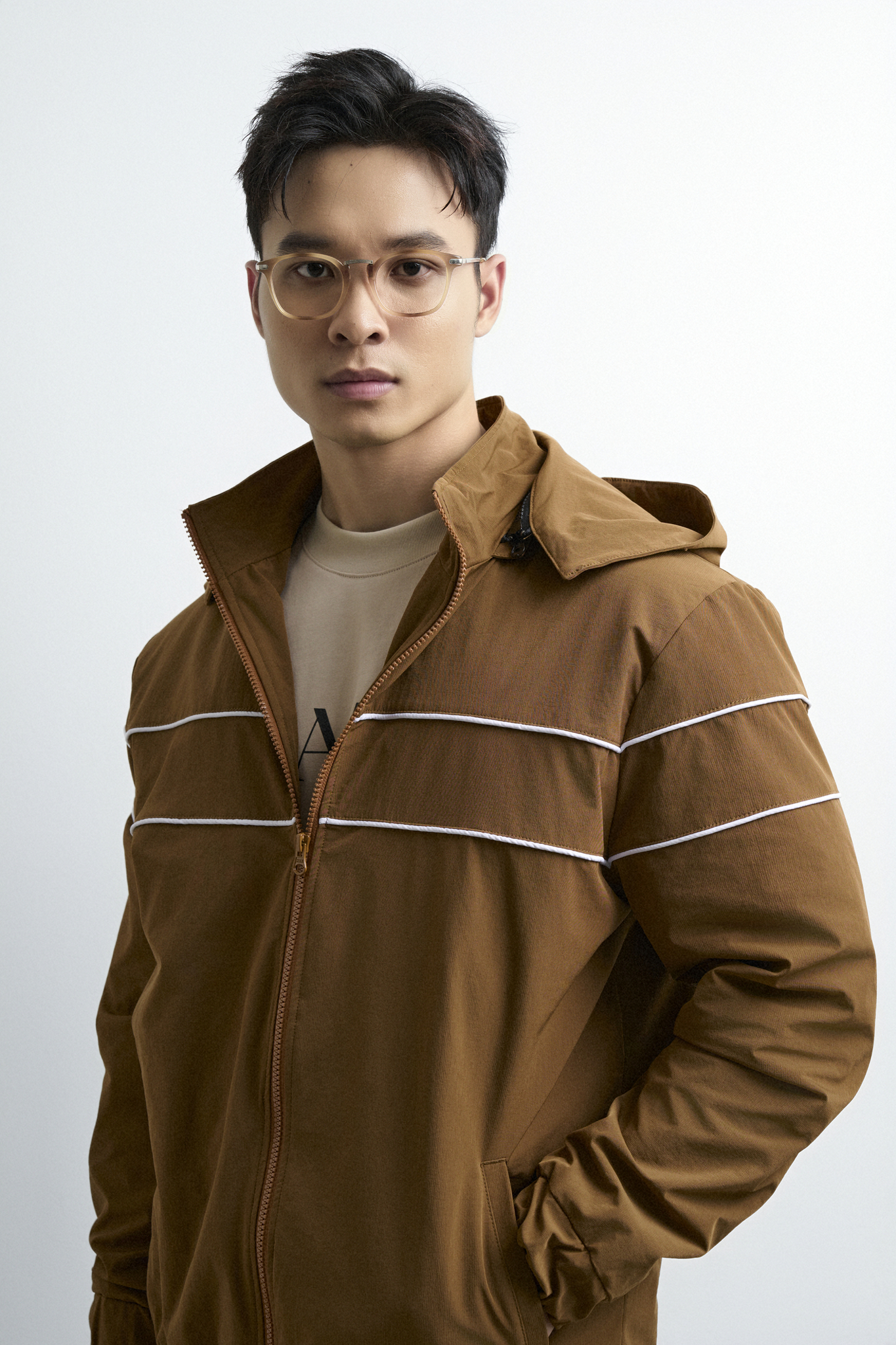 TL13 REGULAR BASIC JACKET - BROWN