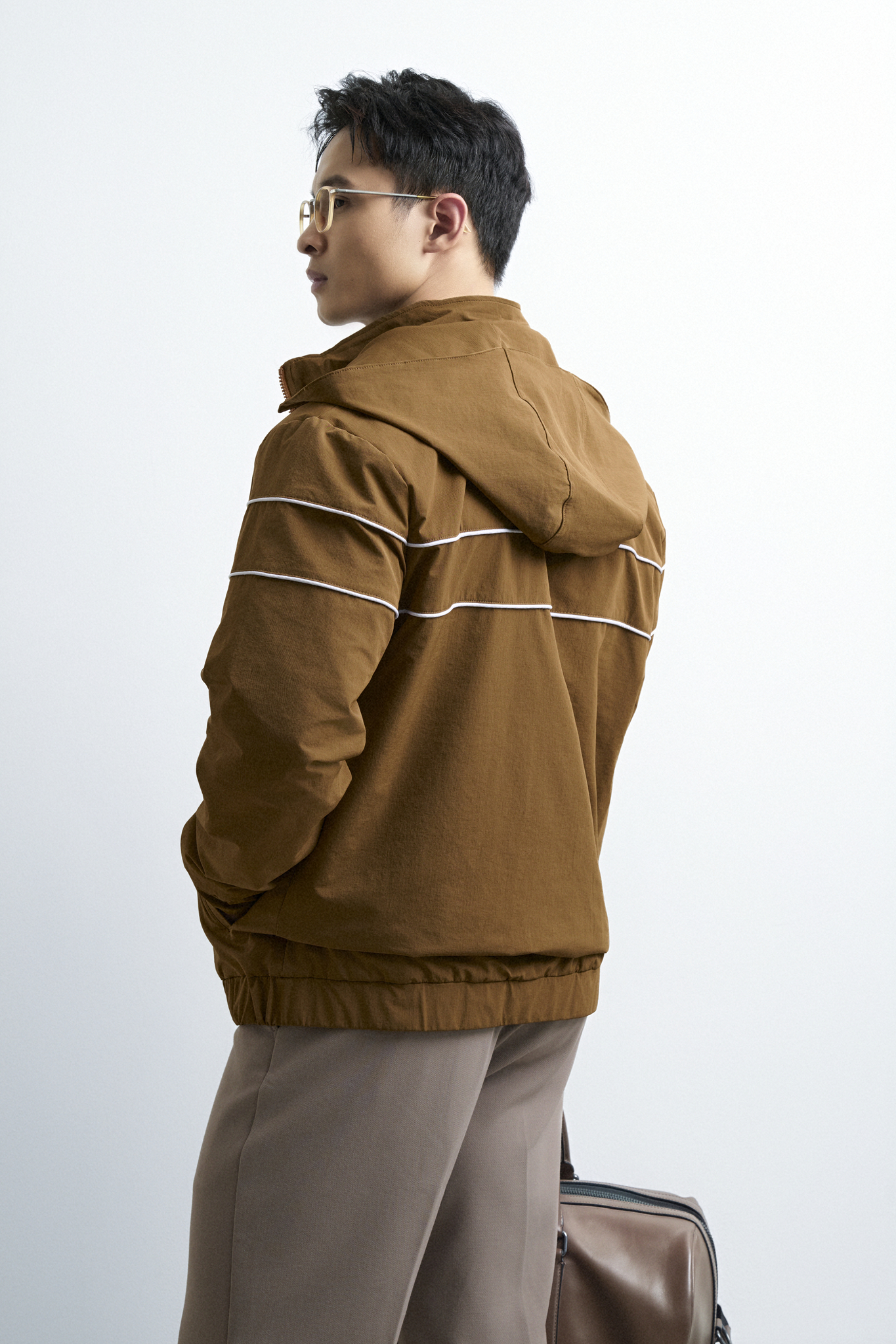 TL13 REGULAR BASIC JACKET - BROWN
