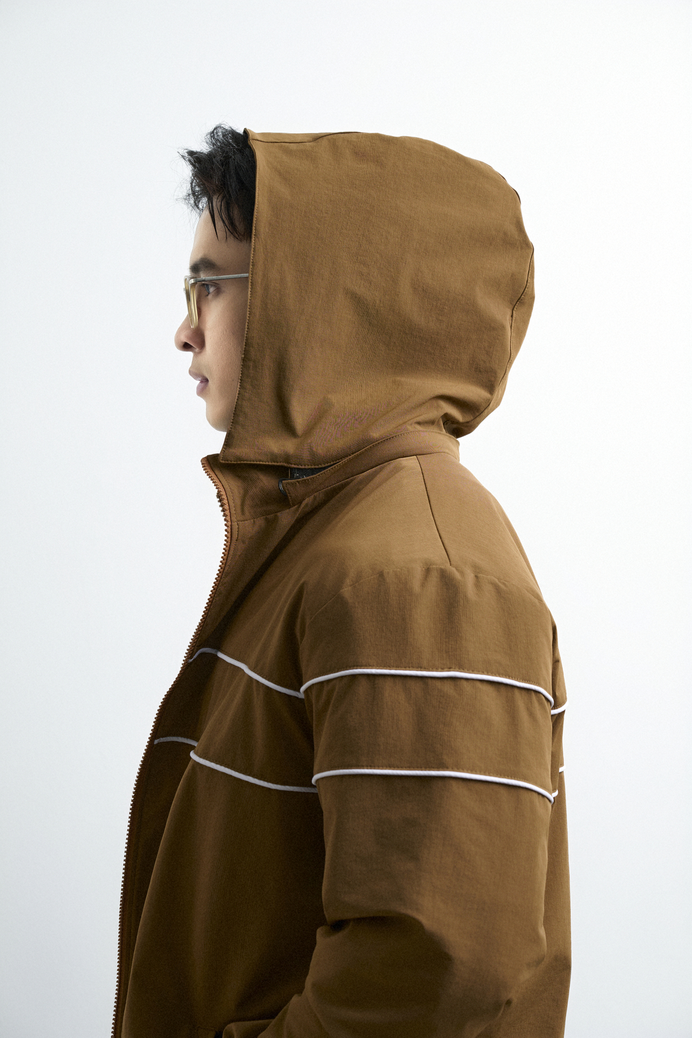 TL13 REGULAR BASIC JACKET - BROWN