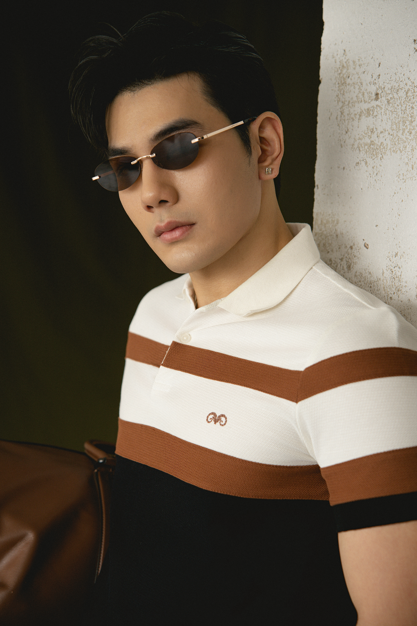 AG83 PREMIUM SLIMFIT POLO - WHITE