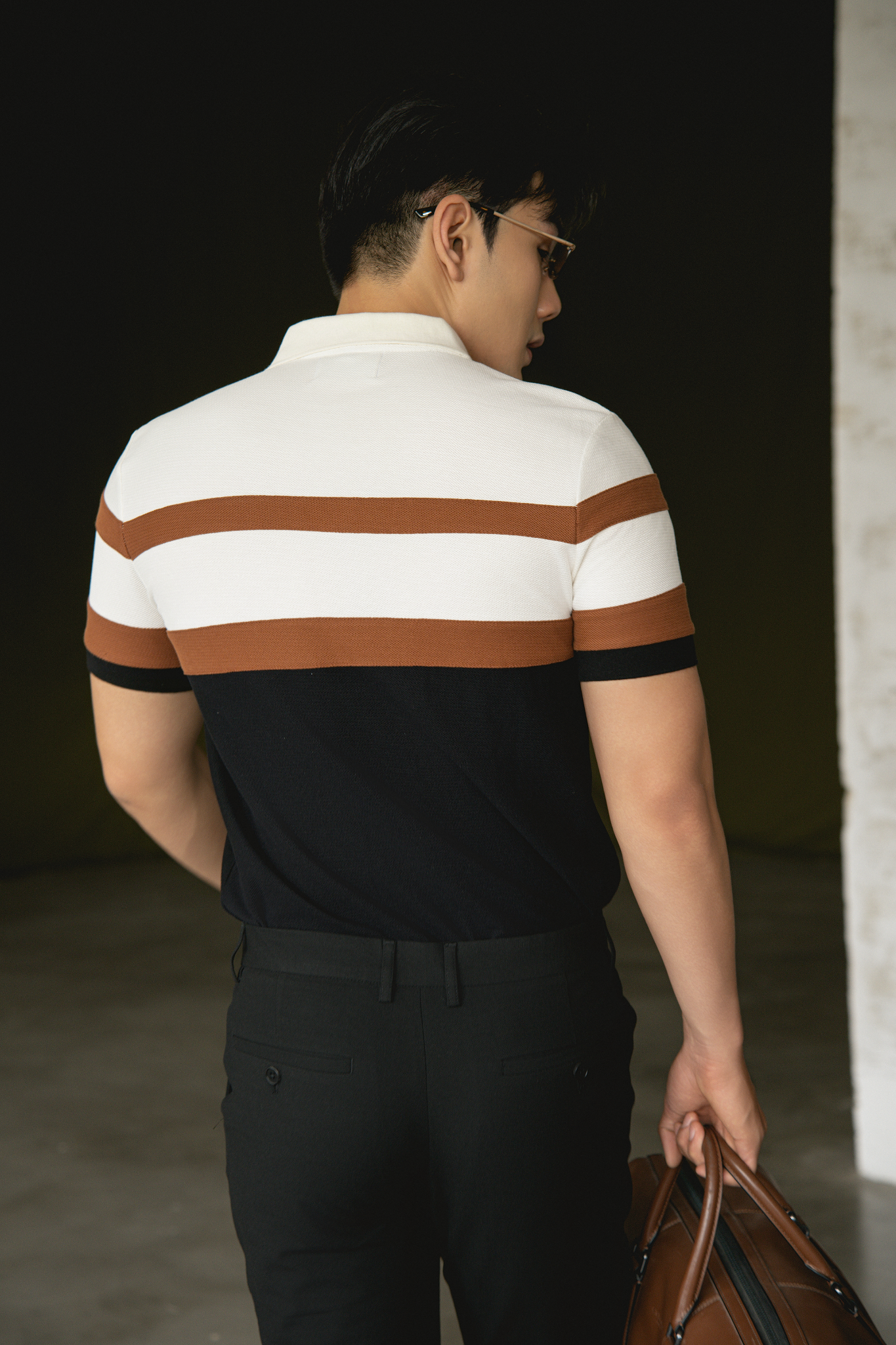 AG83 PREMIUM SLIMFIT POLO - WHITE