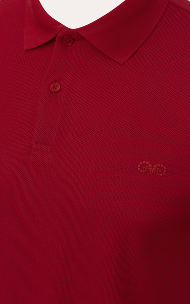  AG02 SIGNATURE SLIMFIT POLO - RED 